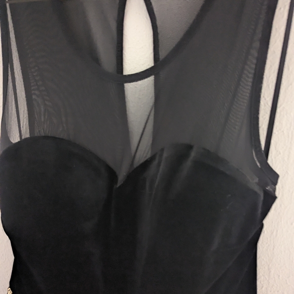 Guess Black and Gold Sparkle Mini Dress - Picture 16 of 16